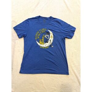 McMenamins Olympic Club Spar Cafe Blue Graphic T-Shirt Mens XL On The Quest